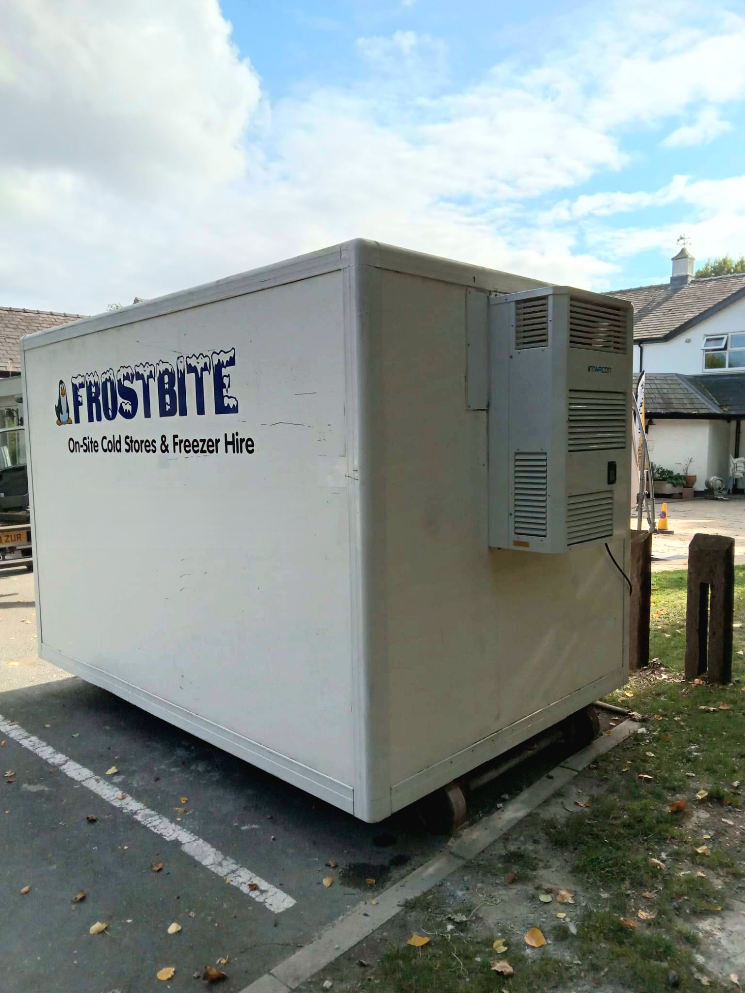 Frost-Bite Refrigeration delivery truck and trailer servicing the North West