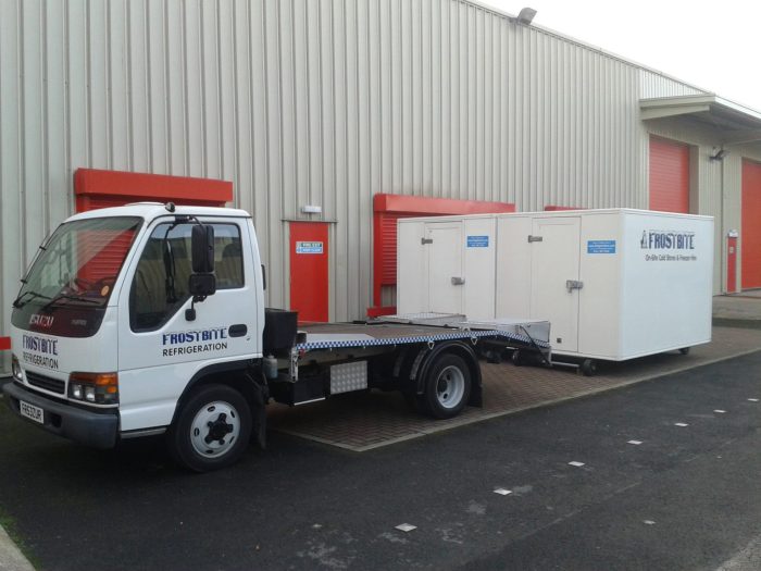 Portable chiller unit available for hire across the North West by Frostbite Refrigeration