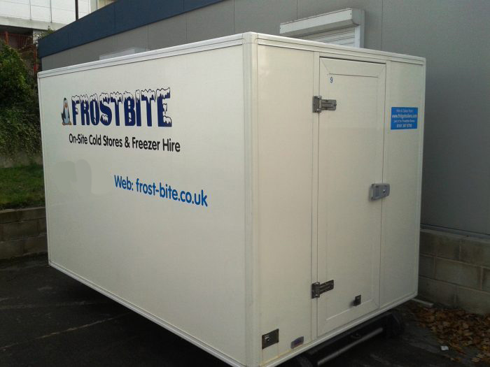 Frost-Bite Refrigeration fleet of mobile fridge and freezer trailers for business hire
