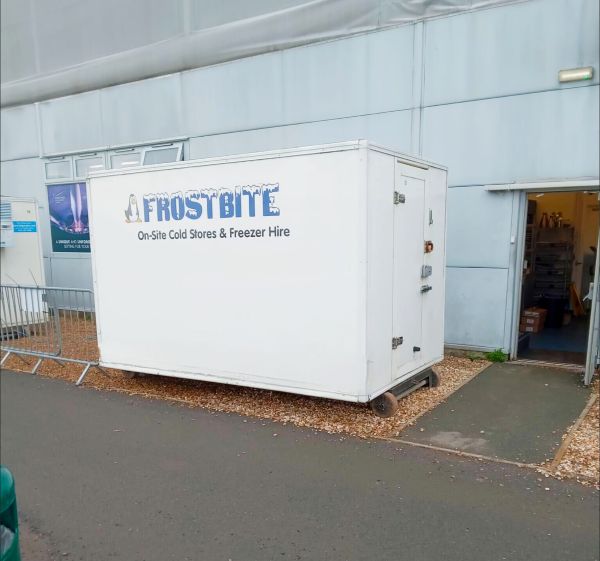 A Frostbite Refrigeration freezer trailer providing -22 degree storage for an ice cream manufacturer in the North West.