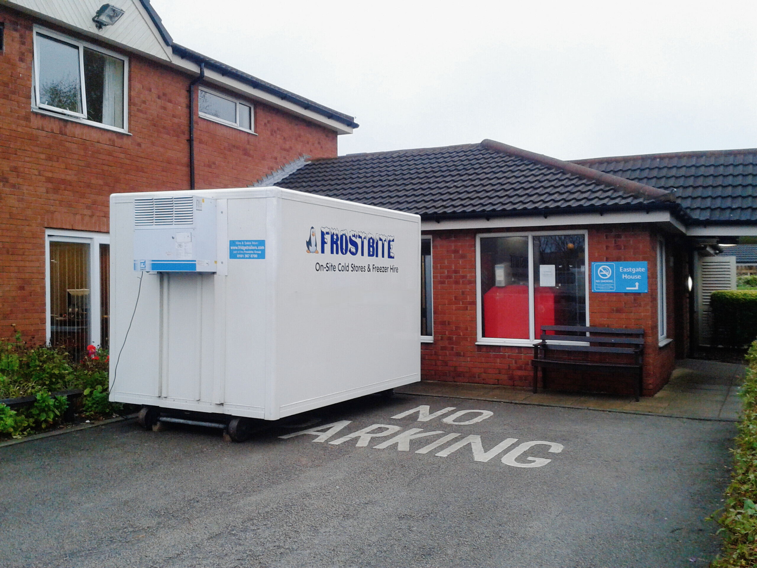 Temporary chiller hire and backup cold storage for a nursing home in Southport by Frostbite Refrigeration