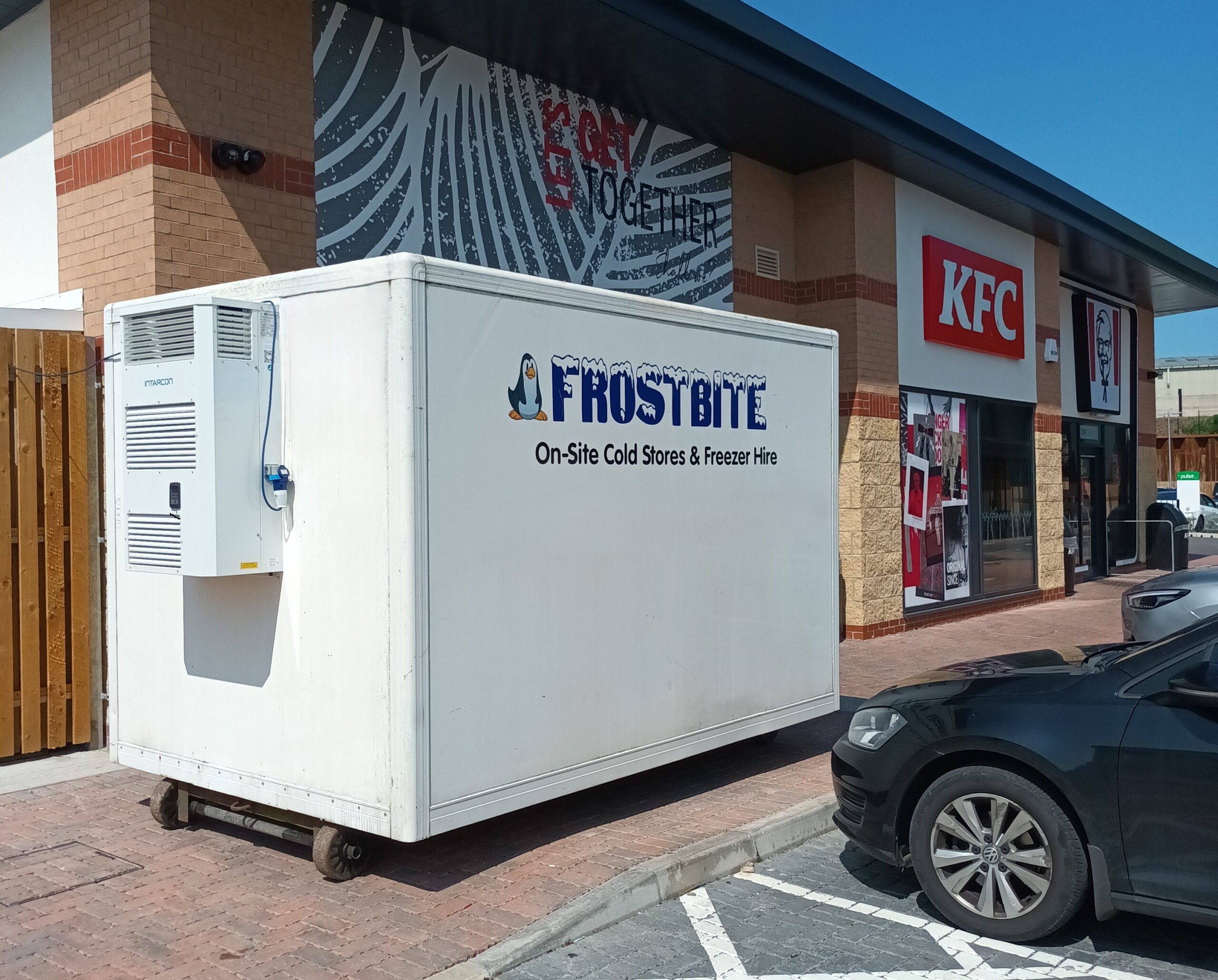 Emergency freezer trailer hire in Clitheroe – Rapid response commercial mobile frozen storage by Frostbite Refrigeration