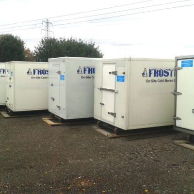 Frostbite Refrigeration delivery vehicle navigating North West traffic to deliver a fridge trailer in Manchester.